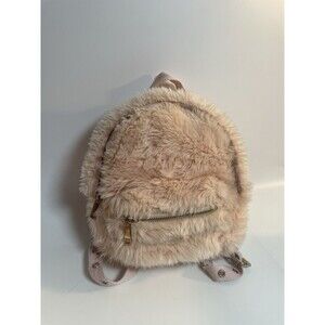 Forever 21 Plush Pink Backpack Small 9 X 9 Inches
